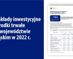 Nakłady inwestycyjne i środki trwałe w województwie śląskim w 2022 r. Foto