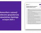 Komunikat o sytuacji społeczno-gospodarczej województwa śląskiego w lutym 2024 r. Foto