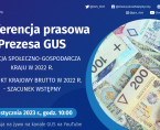 Konferencja prasowa Prezesa GUS podsumowująca 2022 rok - 30 stycznia br. Foto