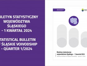 Statistical bulletin of Śląskie Voivodship 2023 - quarter 1/2024 - 1-st page