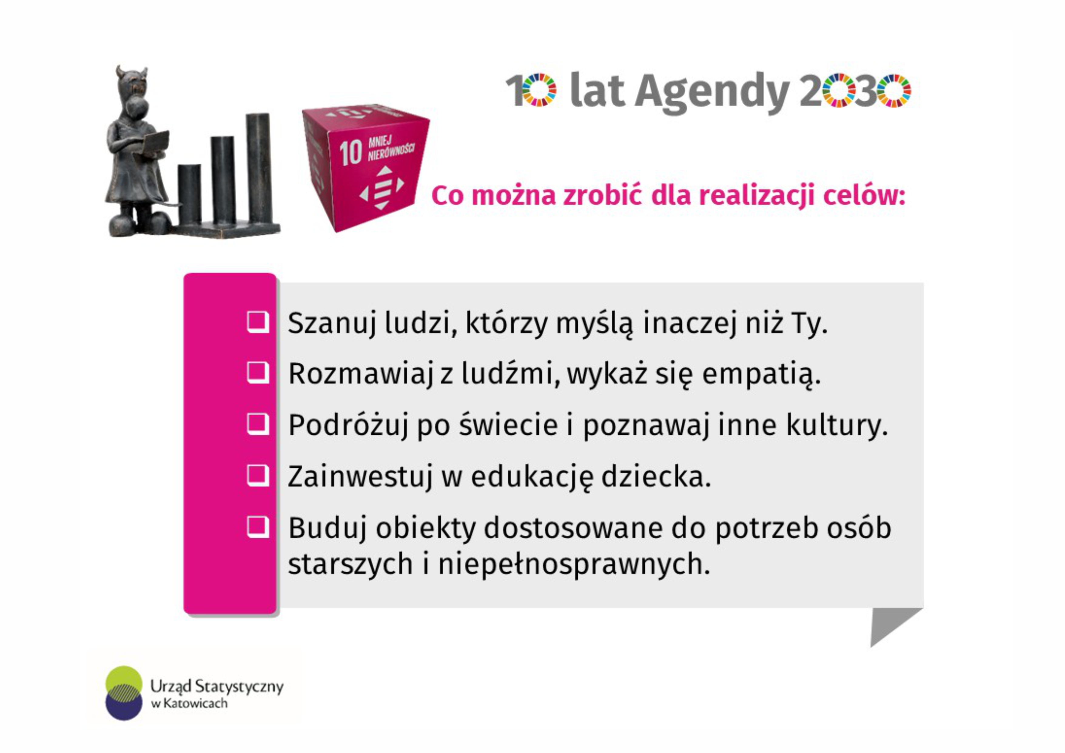 Cele Zrównoważonego Rozwoju (Cel 10) (Infografika)