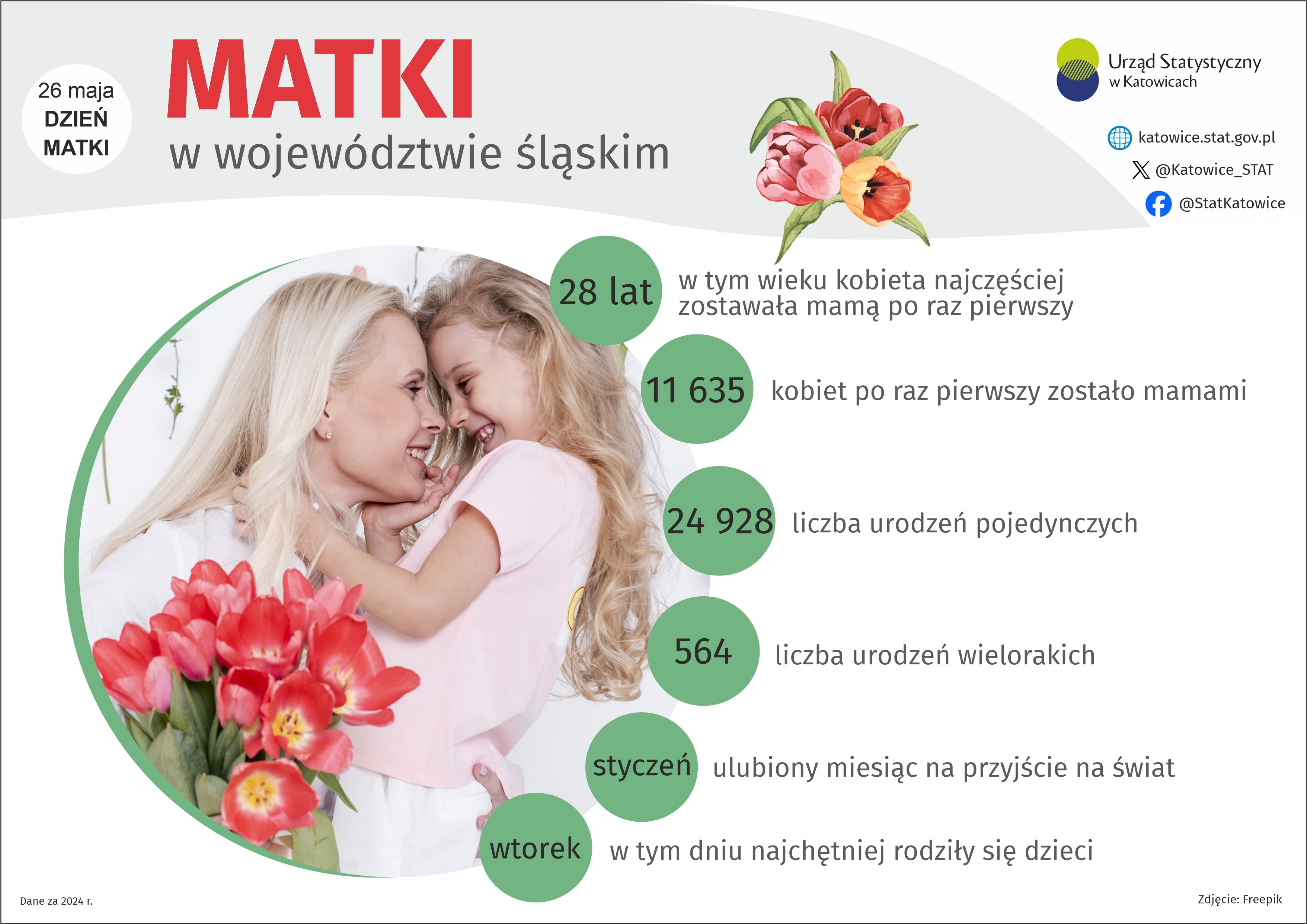 Matki w województwie śląskim (Infografika)