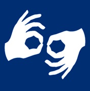 logo języka migowego