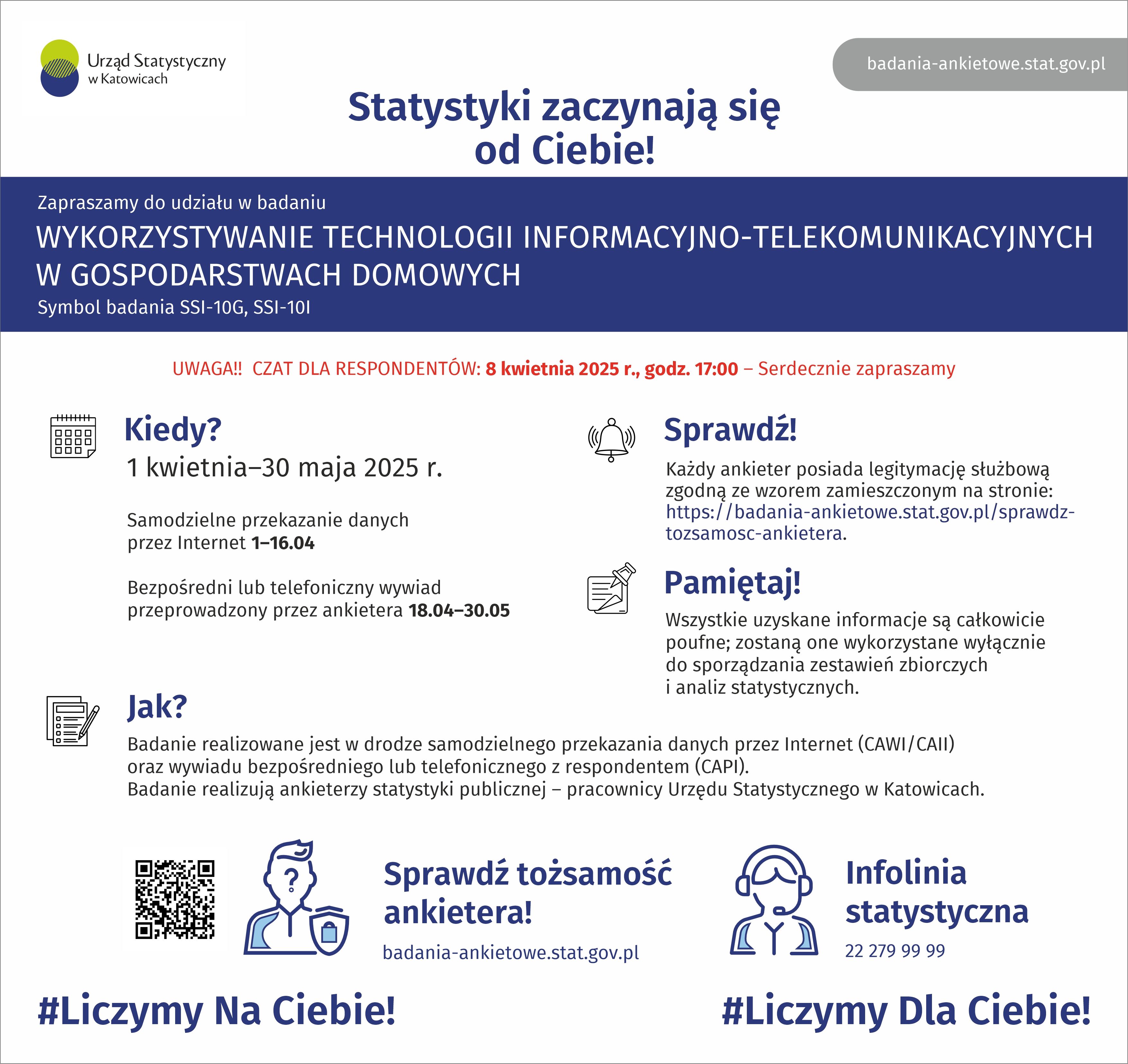 Wykorzystanie technologii informacyjno - komunikacyjnych w gospodarstwach domowych - infografika