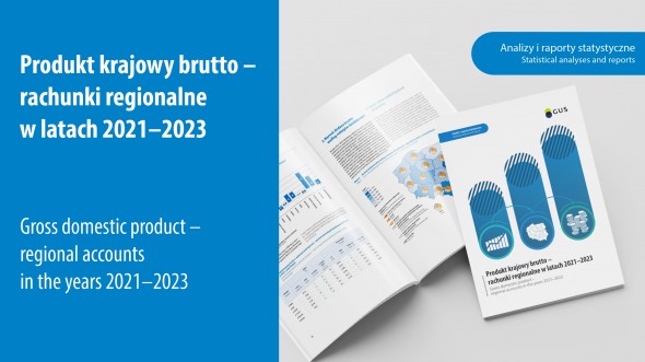 Gross domestic product – regional accounts in the years 2021–2023 - 1st page