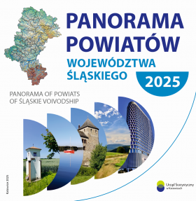 Panorama of powiats of  Śląskie Voivodship 2025 - 1st page