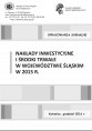 Nakłady inwestycyjne i środki trwałe w województwie śląskim w 2015 r. Foto