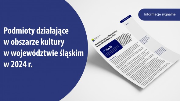 Podmioty działające w obszarze kultury w województwie śląskim w 2024 r. - 1 strona