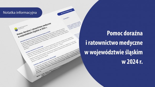 Pomoc doraźna i ratownictwo medyczne w województwie śląskim w 2024 r.