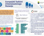 Europejski Tydzień Zrównoważonego Rozwoju 2023 (Infografika) Foto
