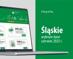 Wybrane dane o województwie śląskim – czerwiec 2025 r. (Infografika) Foto