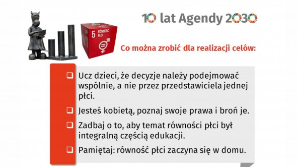 Cele Zrównoważonego Rozwoju (Cel 5) (Infografika)