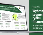 Wybrane segmenty rynku finansowego w województwie śląskim w 2025 r. (Infografika) Foto