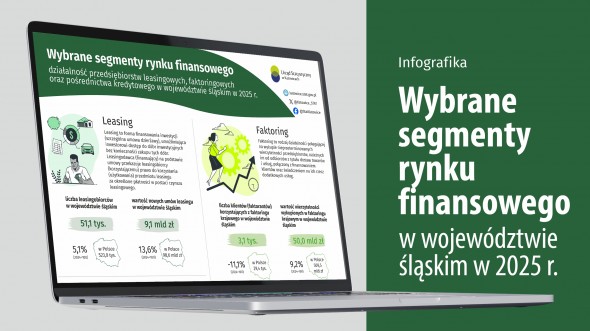 Wybrane segmenty rynku finansowego w województwie śląskim w 2025 r. (Infografika)