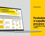 Poszkodowani w wypadkach przy pracy w województwie śląskim w 2025 r. (Infografika) Foto