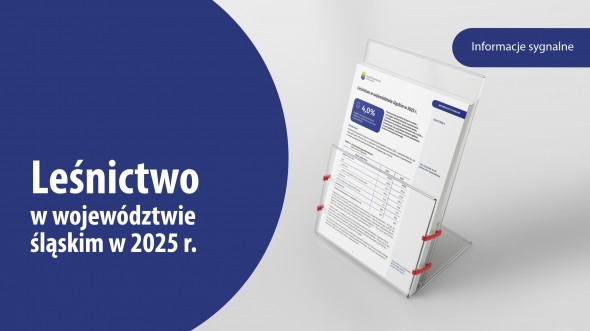 Leśnictwo w województwie śląskim w 2025 r. - 1 strona opracowania