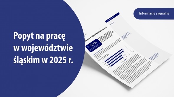 Popyt na pracę w województwie śląskim w 2025 r. - okładka