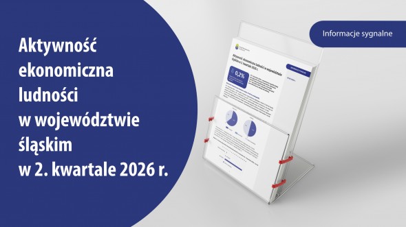 Aktywność ekonomiczna ludności w województwie śląskim w 2 kwartale 2026 r. - okładka
