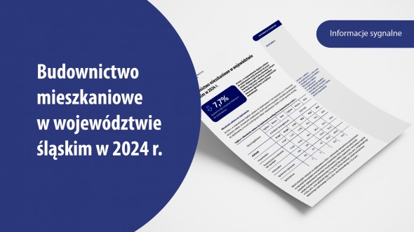 Budownictwo mieszkaniowe w województwie śląskim w 2024 r. - strona tytułowa