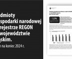 Podmioty gospodarki narodowej w rejestrze REGON w województwie śląskim. Stan na koniec 2024 r. Foto
