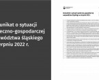 Komunikat o sytuacji społeczno-gospodarczej województwa śląskiego w sierpniu 2022 r. Foto