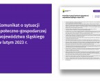 Komunikat o sytuacji społeczno-gospodarczej województwa śląskiego w lutym 2023 r. Foto