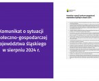 Komunikat o sytuacji społeczno-gospodarczej województwa śląskiego w sierpniu 2024 r. Foto