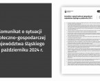 Komunikat o sytuacji społeczno-gospodarczej województwa śląskiego w październiku 2024 r. Foto