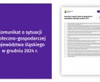 Komunikat o sytuacji społeczno-gospodarczej województwa śląskiego w grudniu 2024 r. Foto