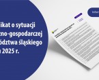 Komunikat o sytuacji społeczno-gospodarczej województwa śląskiego w maju 2025 r. Foto