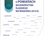 Wybrane dane krótkookresowe o powiatach województwa śląskiego we wrześniu 2019 r. Foto