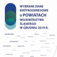 Wybrane dane krótkookresowe o powiatach województwa śląskiego w grudniu 2019 r. Foto