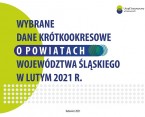 Wybrane dane krótkookresowe o powiatach województwa śląskiego w lutym 2021 r. Foto