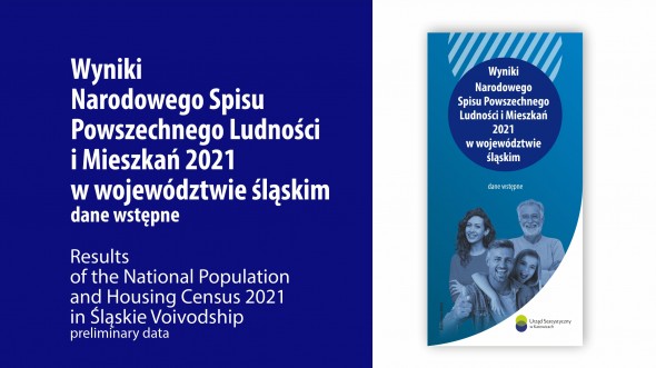Wyniki Narodowego Spisu Powszechnego Ludności i Mieszkań 2021 w województwie śląskim (dane wstępne) - okładka
