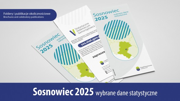Sosnowiec 2025 – wybrane dane statystyczne - okładka