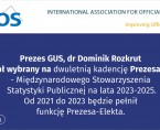 Prezes GUS wybrany na Prezesa International Association for Official Statistics (IAOS) Foto