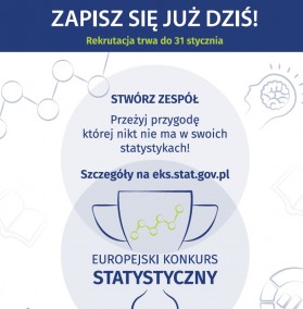VI edycja Europejskiego Konkursu Statystycznego - plakat
