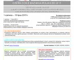 Czerwcowe badania rolnicze - CBR 2015 Foto