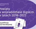 Powiaty w województwie śląskim w latach 2018-2022 - publikacja interaktywna Foto