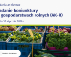 Badanie statystyczne z zakresu rolnictwa - Ankieta koniunktury w gospodarstwie rolnym 12-30.01.2026 r. Foto