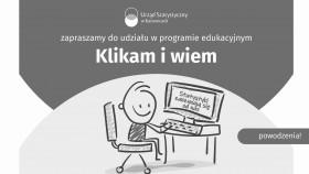 Program edukacyjny Klikam i wiem (nowa edycja) - plakat
