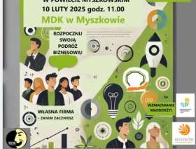 Myszków - dzień przedsiębiorczości - plakat
