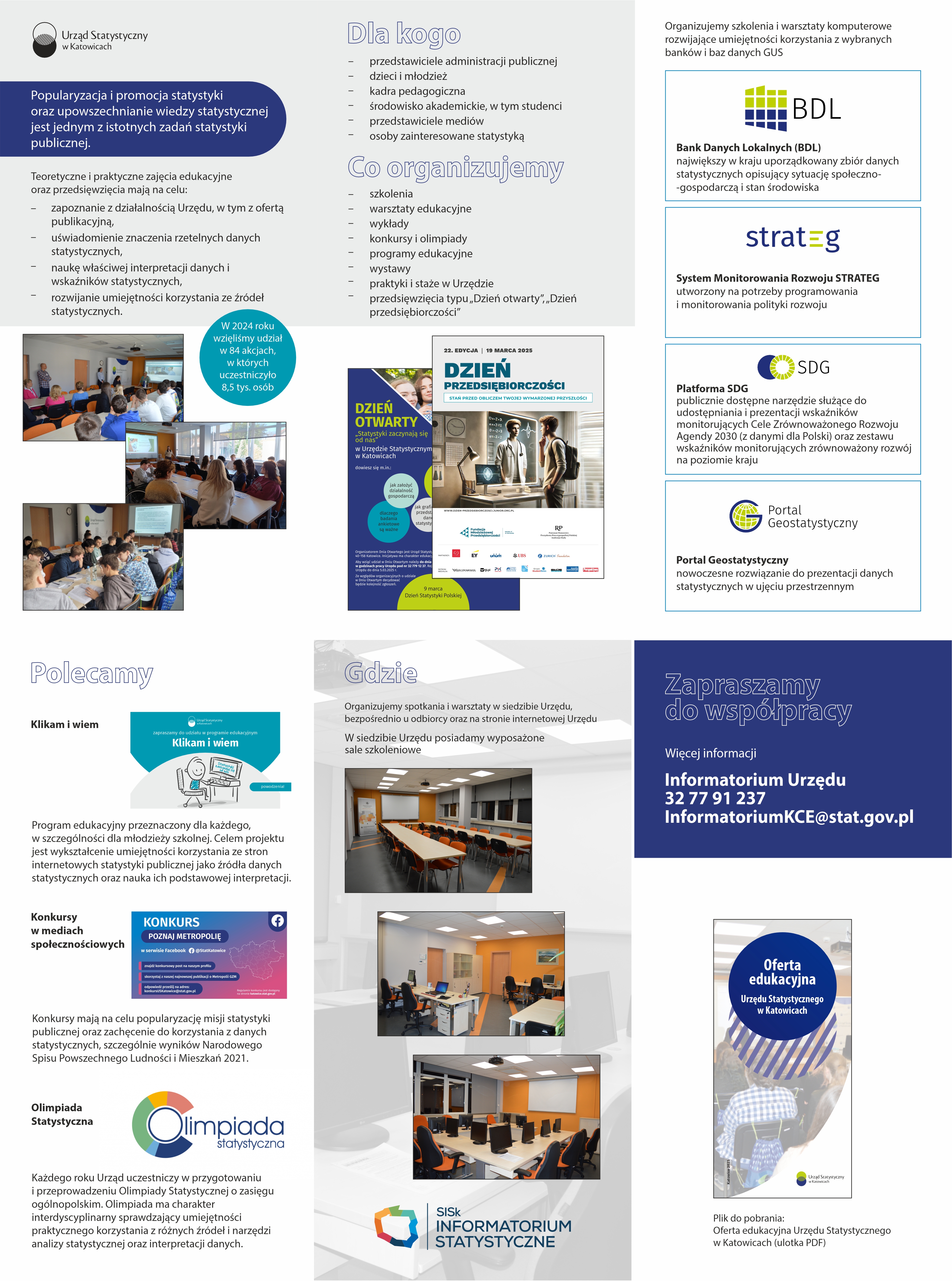 Oferta edukacyjna - plakat 
